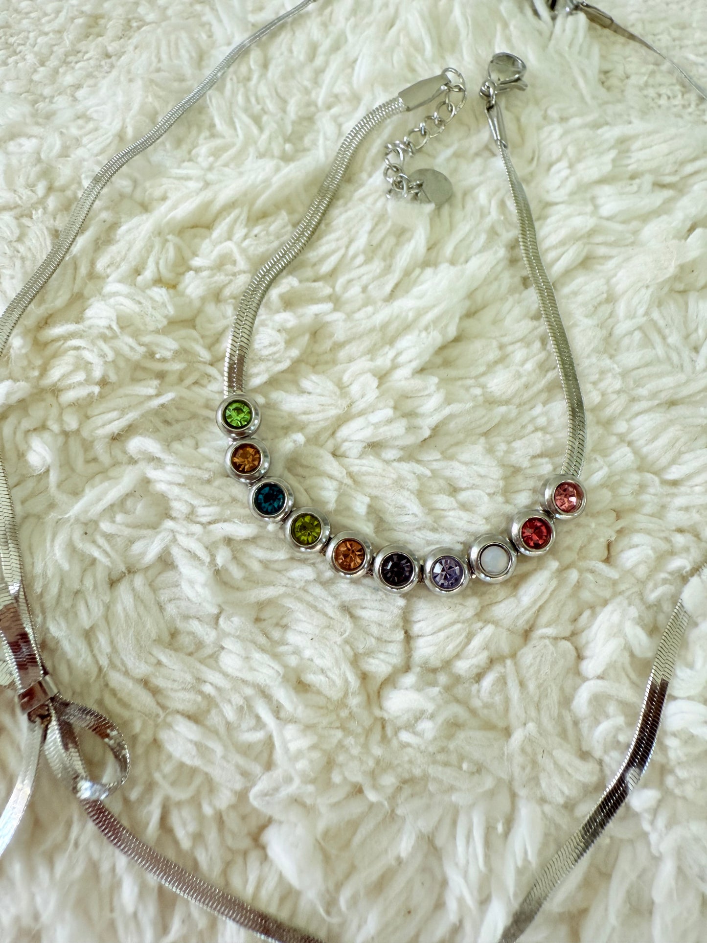 El Lazo snake chain silver