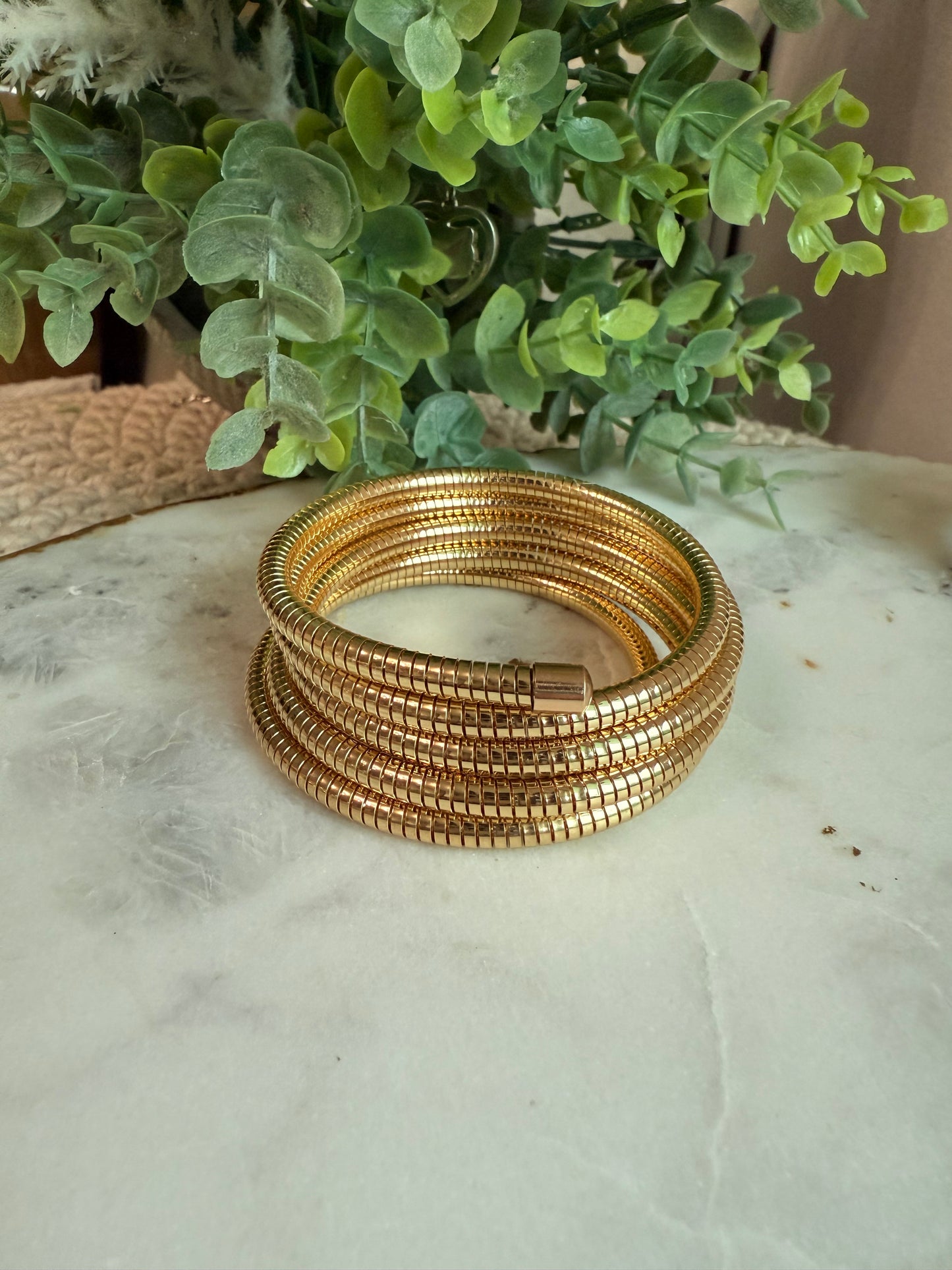Swirl Steel Bracelet