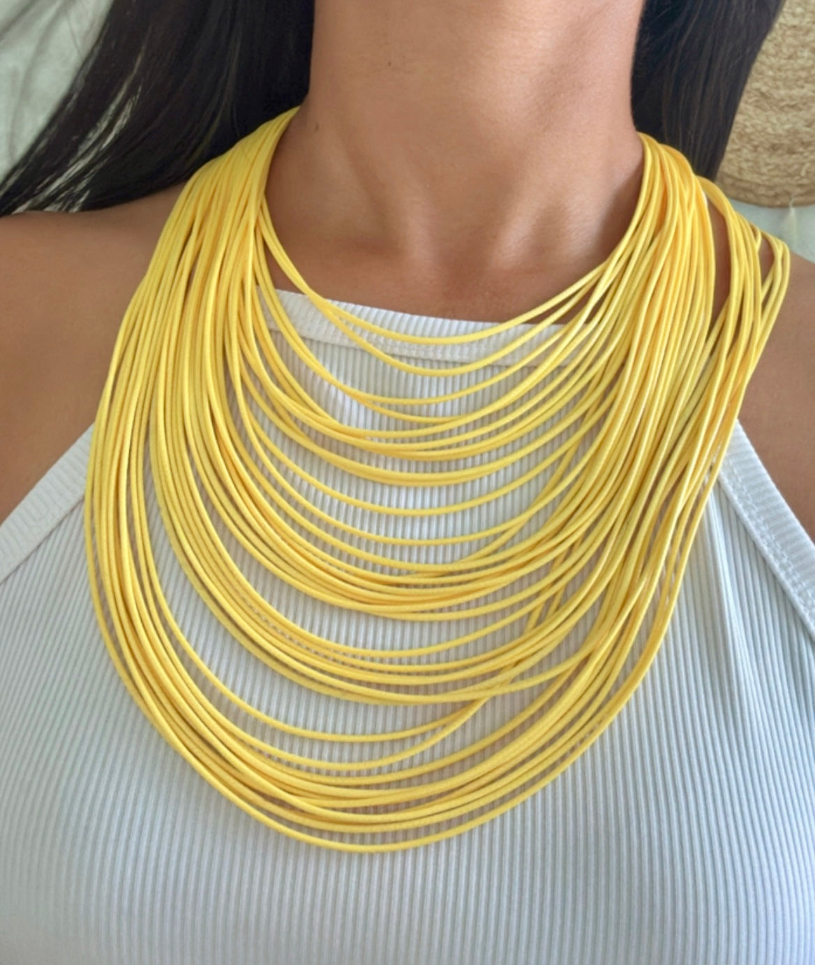 Style it up... Yellow Necklace