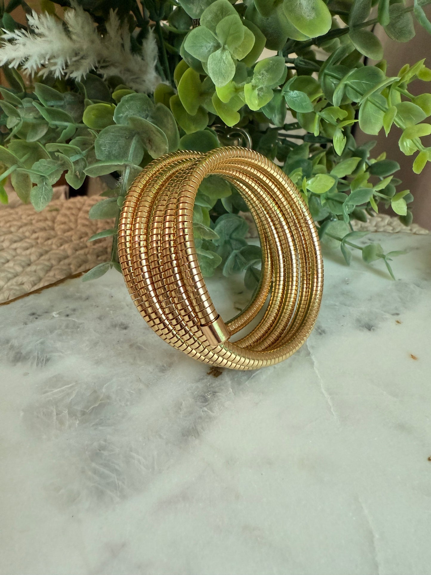 Swirl Steel Bracelet