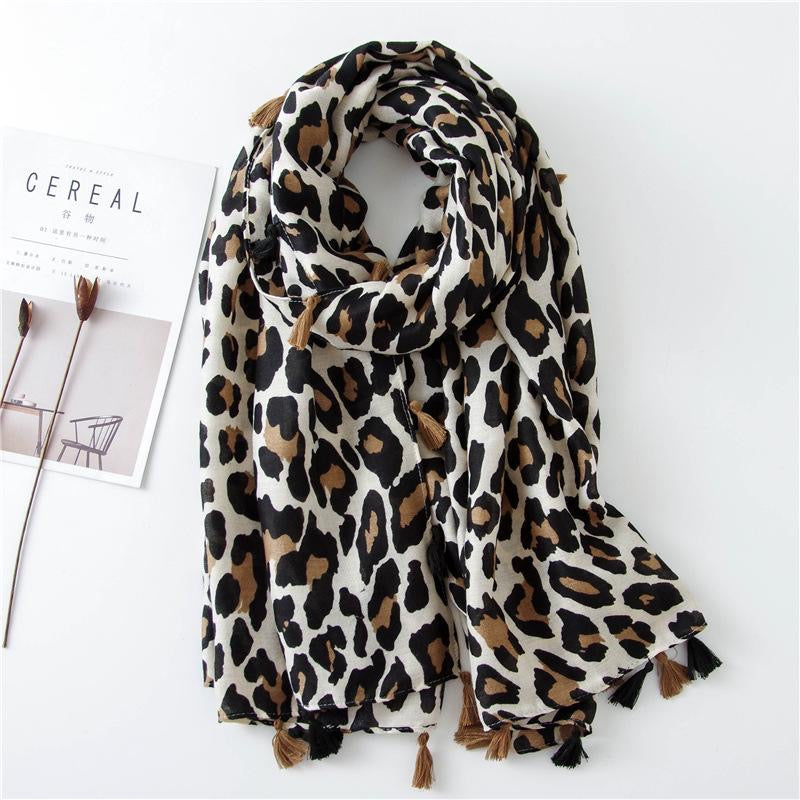Animal Print Scarf
