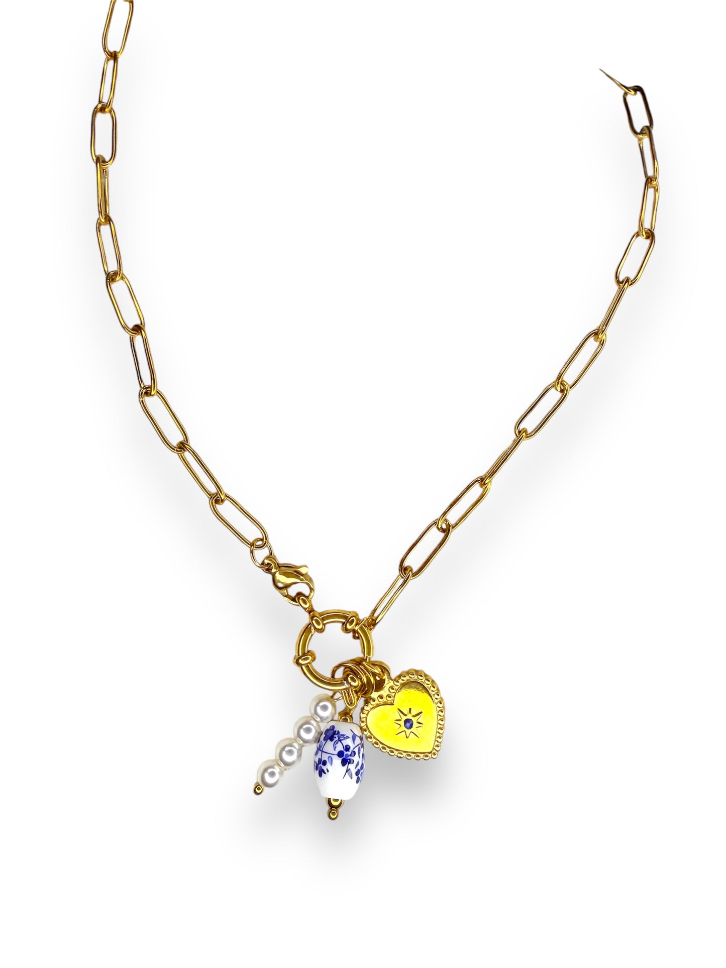 Flowers Charm Necklace