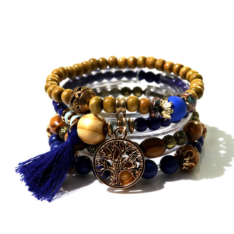 🌀 Blue Bracelet Set
