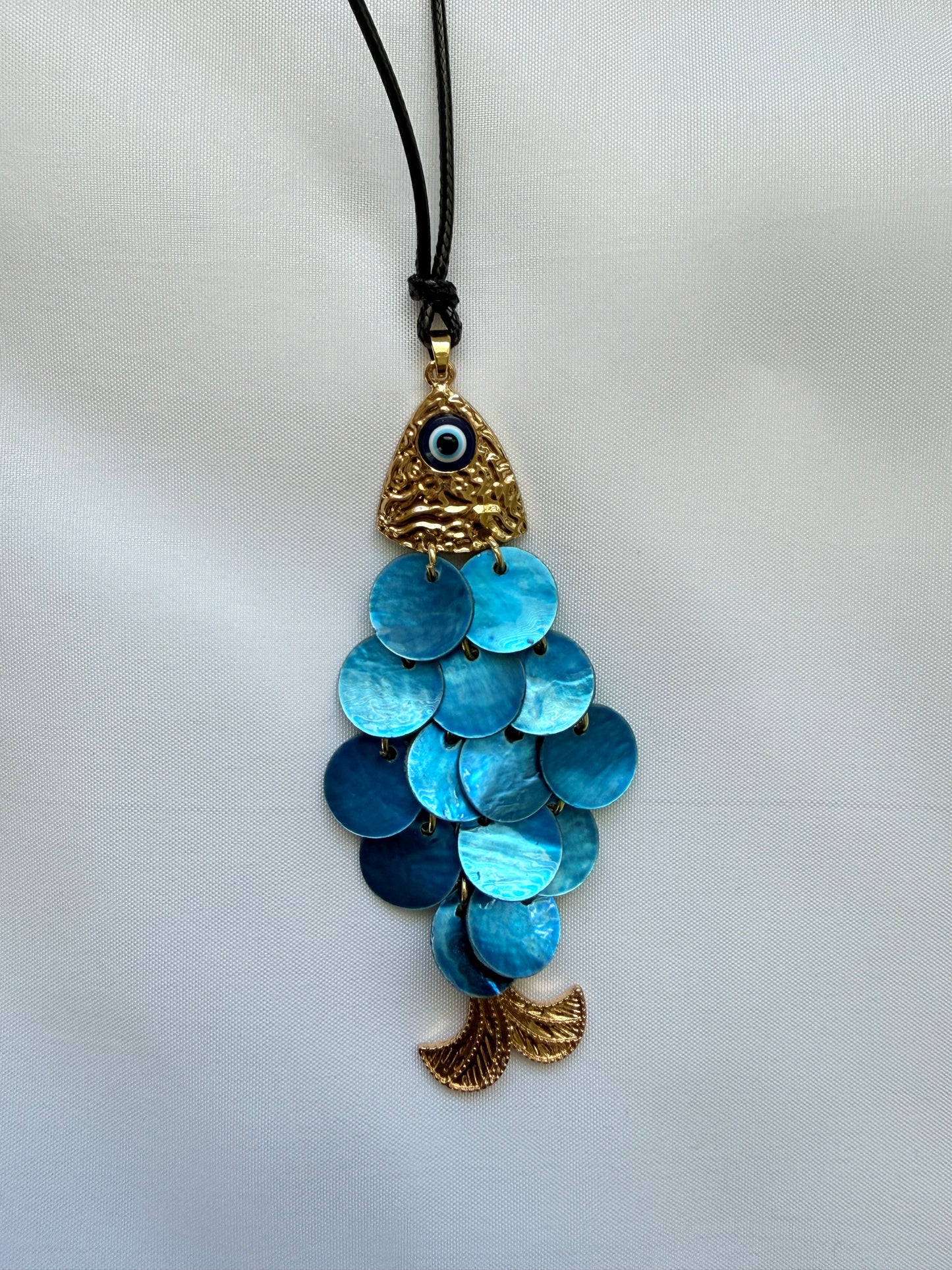 Fish Shell Long Necklace
