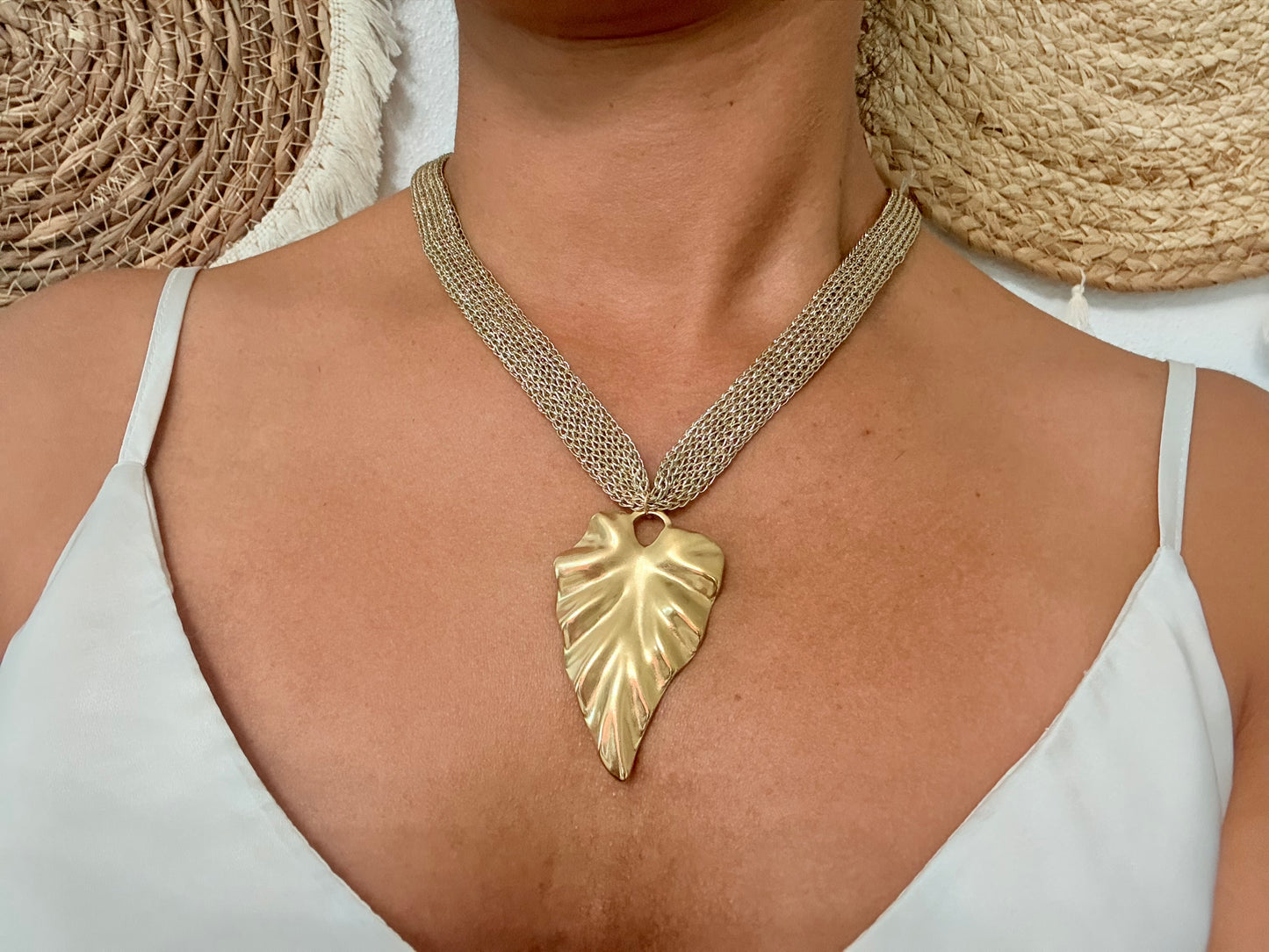 Gold Leaf Necklace