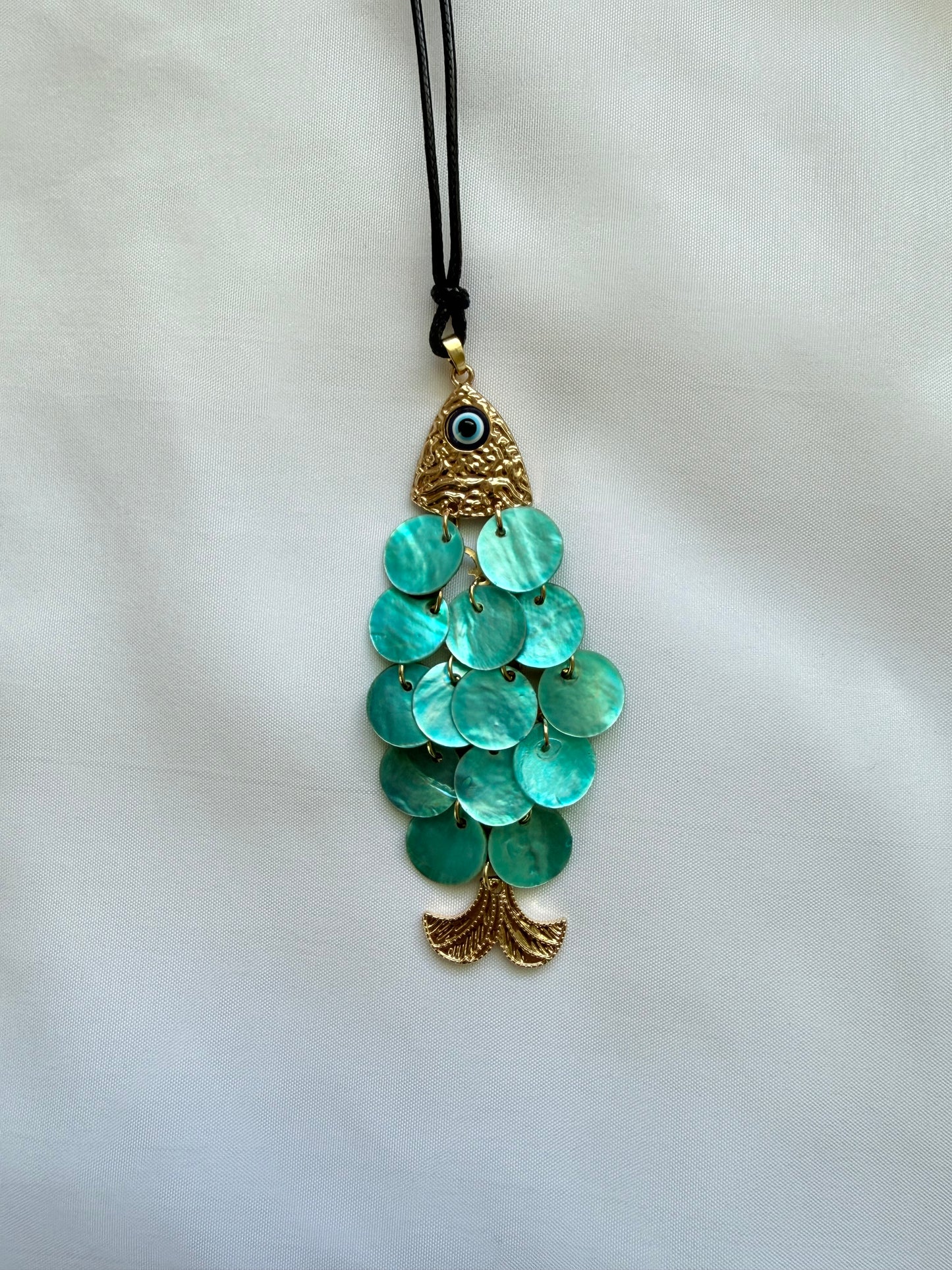 Fish Shell Long Necklace