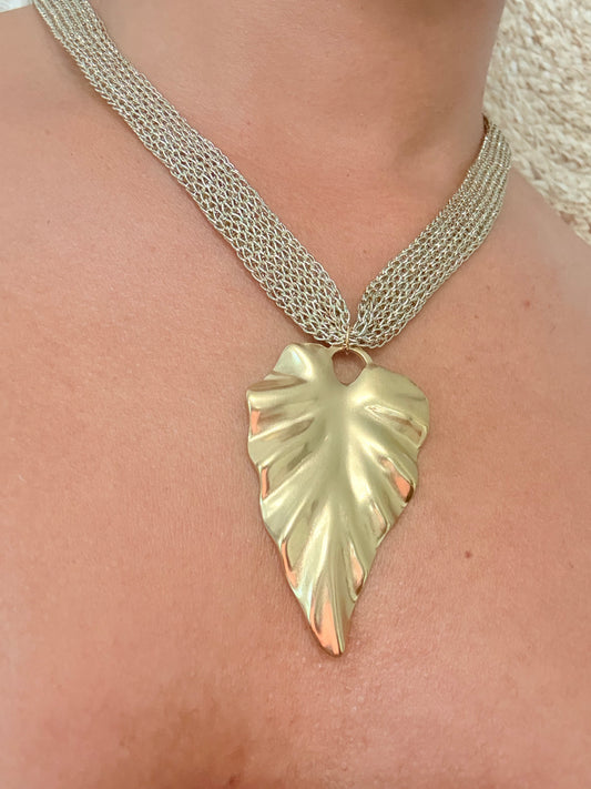 Gold Leaf Necklace