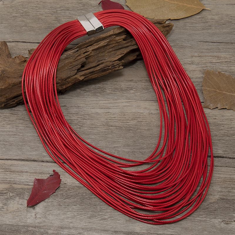 Fire Red Necklace