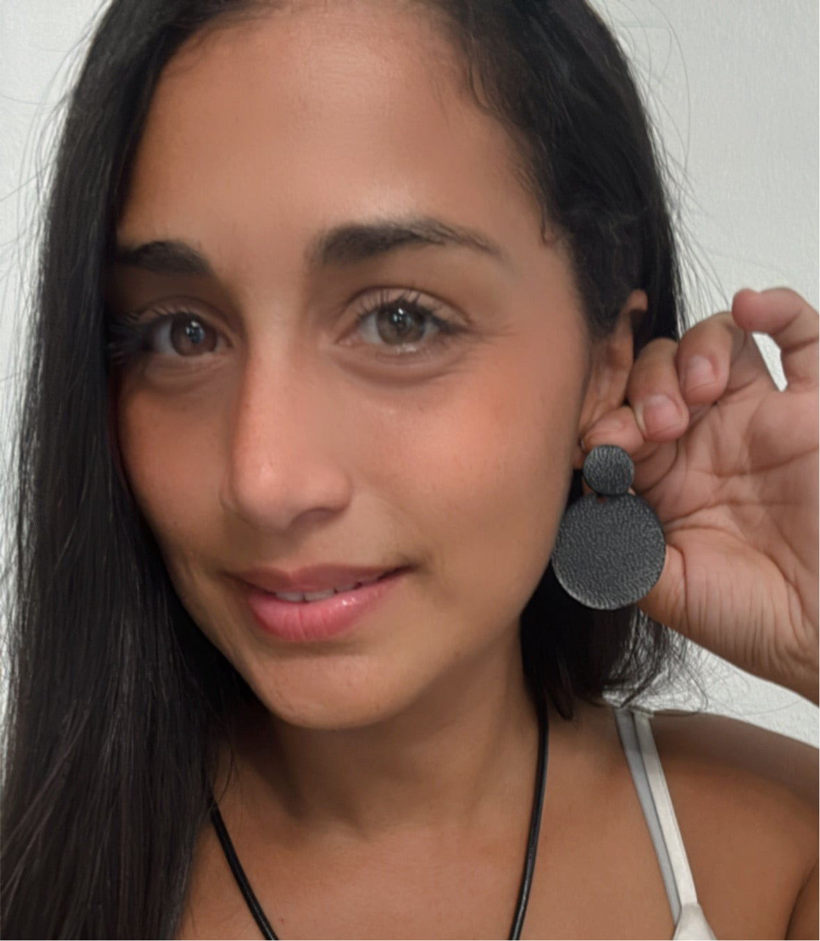Circle Stud Earrings