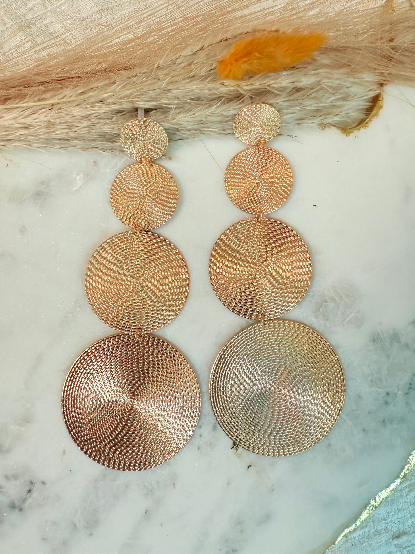 Circle Stud Earrings