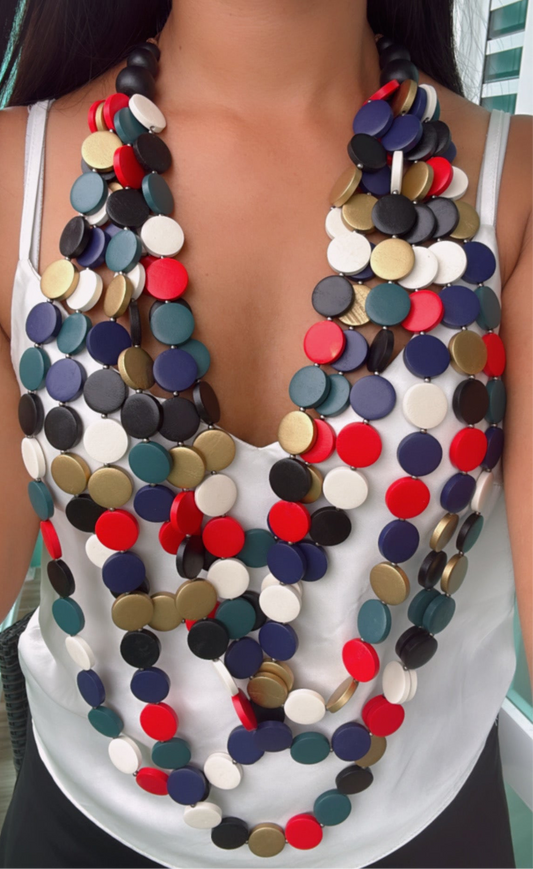 Pre-Order.  Perfect Match Boho Wooden Necklace✨