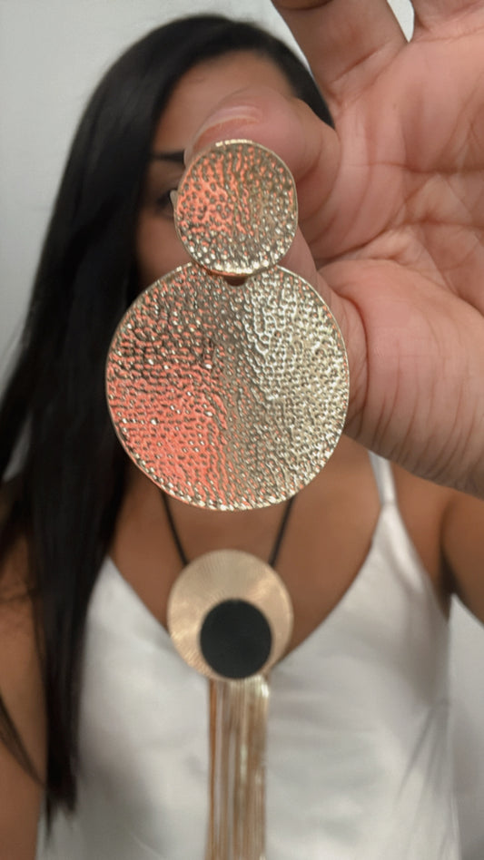 Circle Stud Earrings