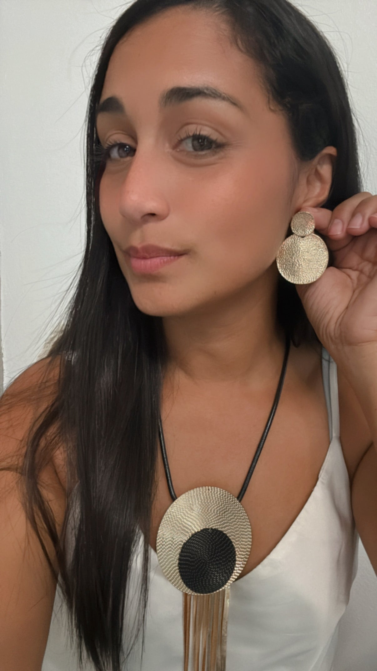 Circle Stud Earrings