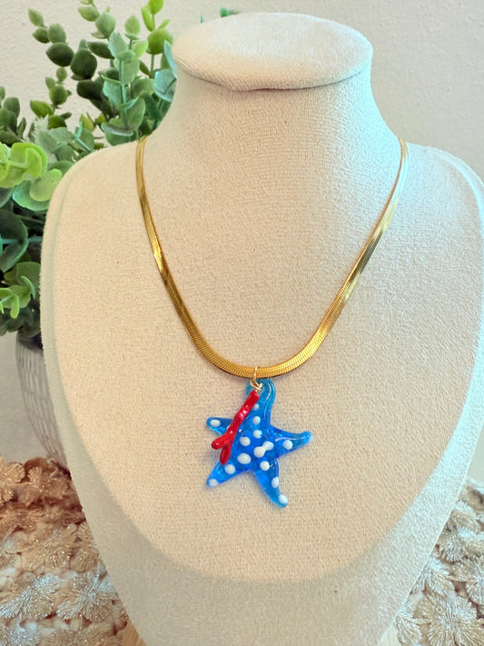 Crystal Star Reef Necklace
