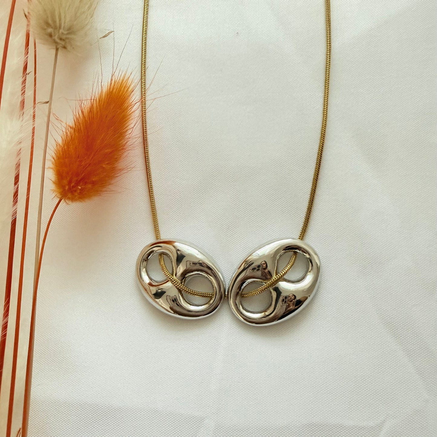 Gucci Gold and Silver Necklace