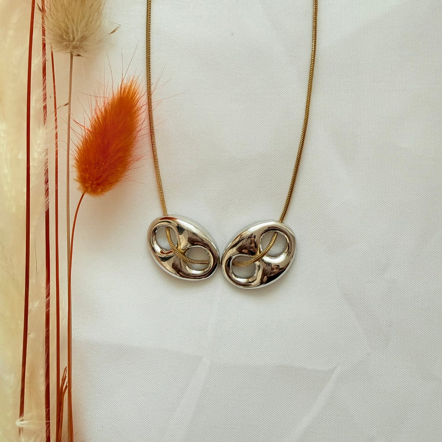 Gucci Gold and Silver Necklace
