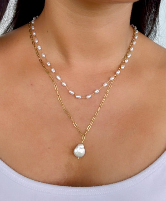 Italy Pearls Necklace