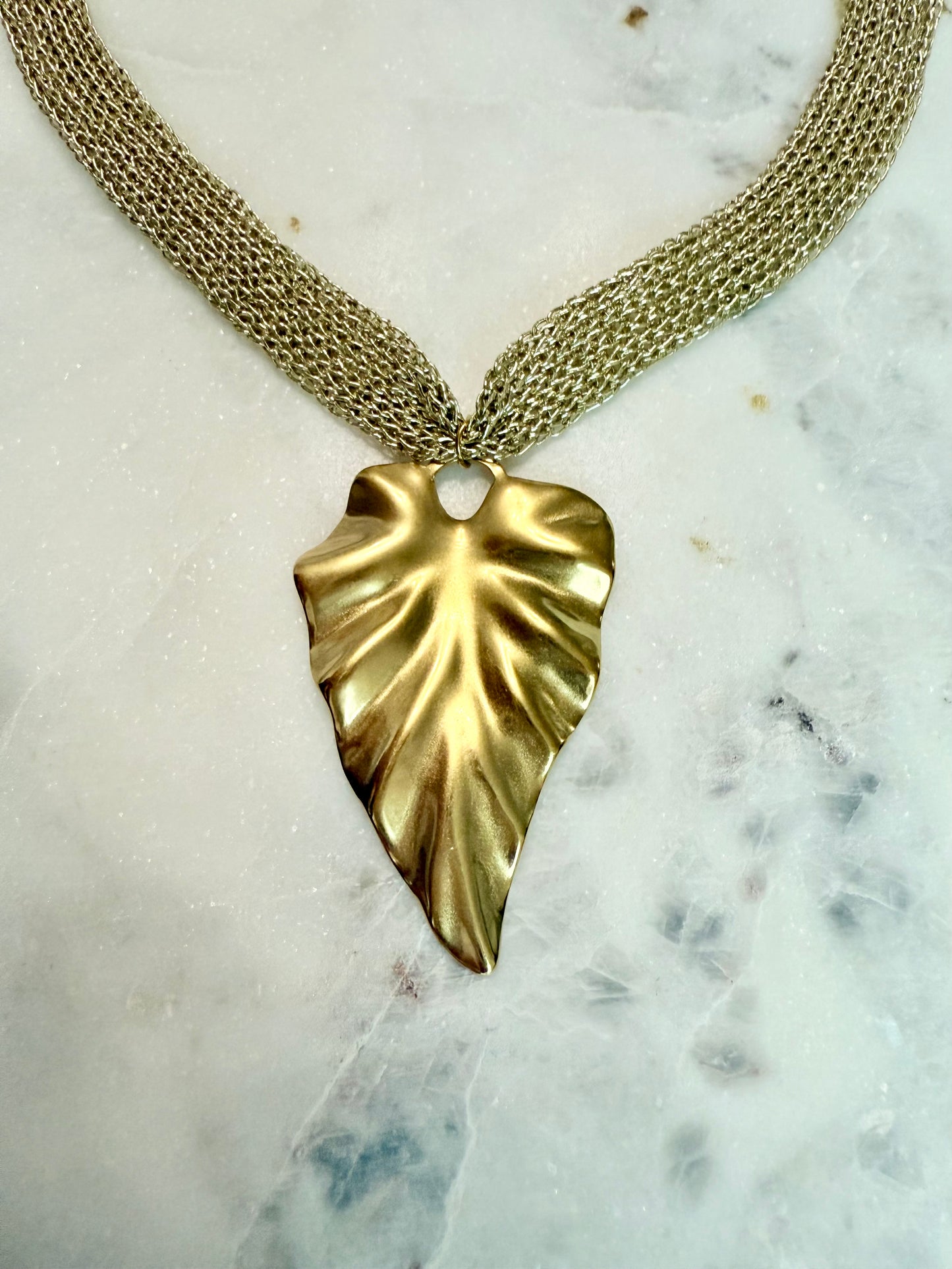 Gold Leaf Necklace