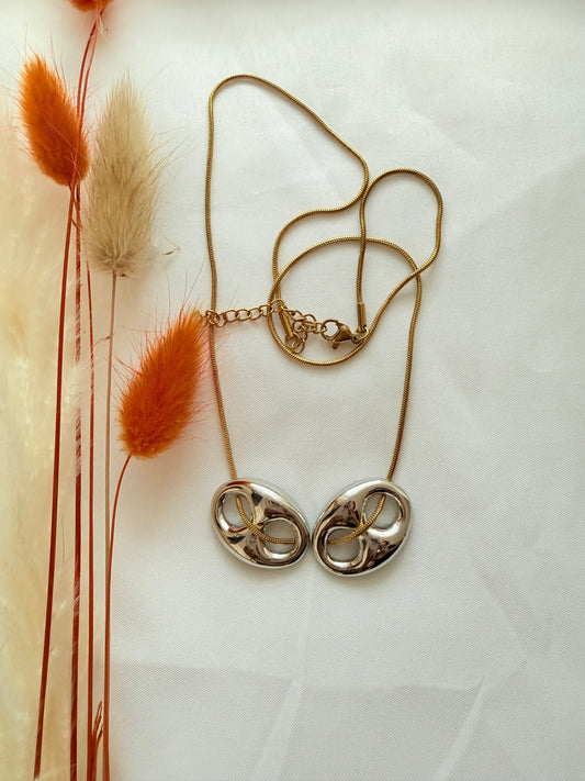 Gucci Gold and Silver Necklace