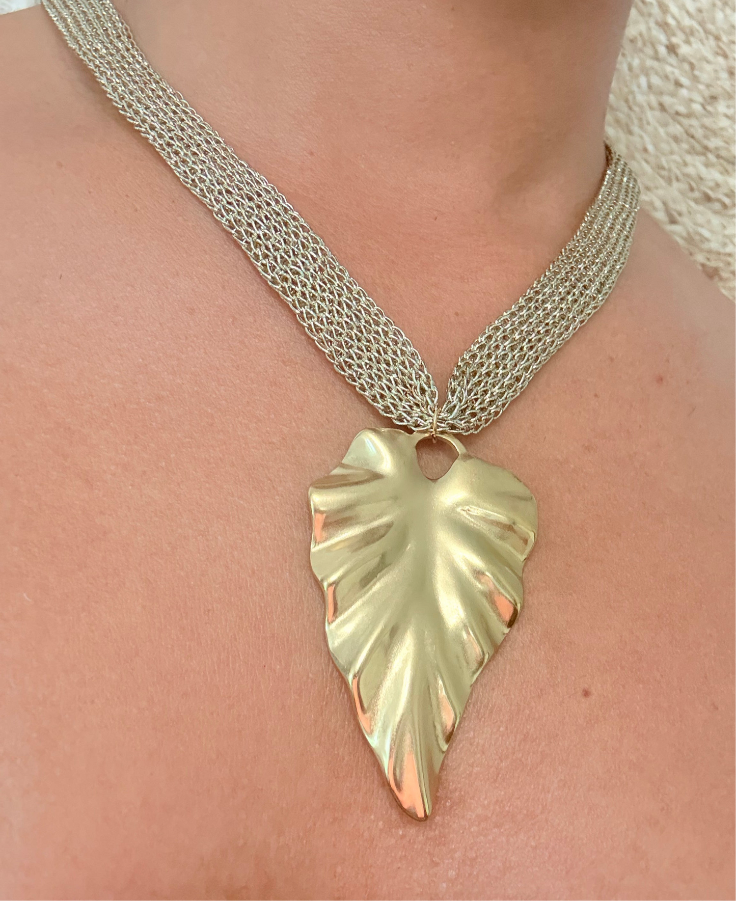 Gold Leaf Necklace
