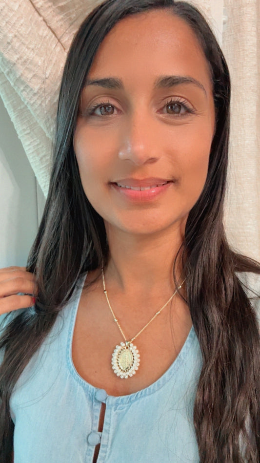 Virgencita Perla Necklace