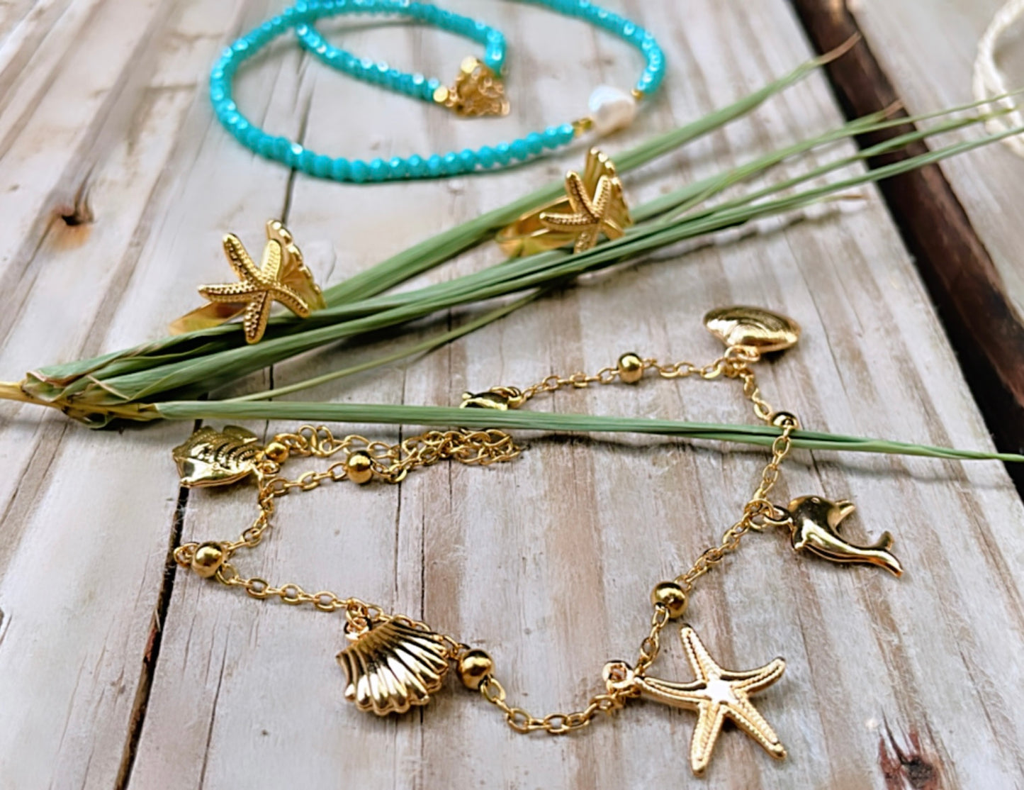 Summer Gold Anklet