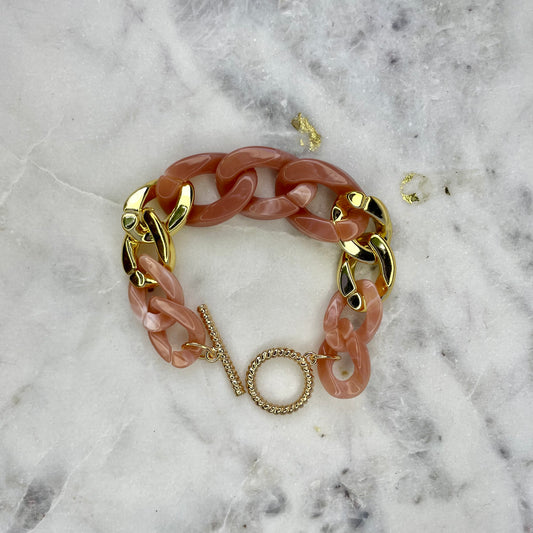 Modern Bracelet Pink