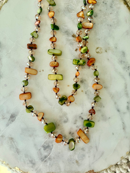 Bohemian Shell Beads Necklace