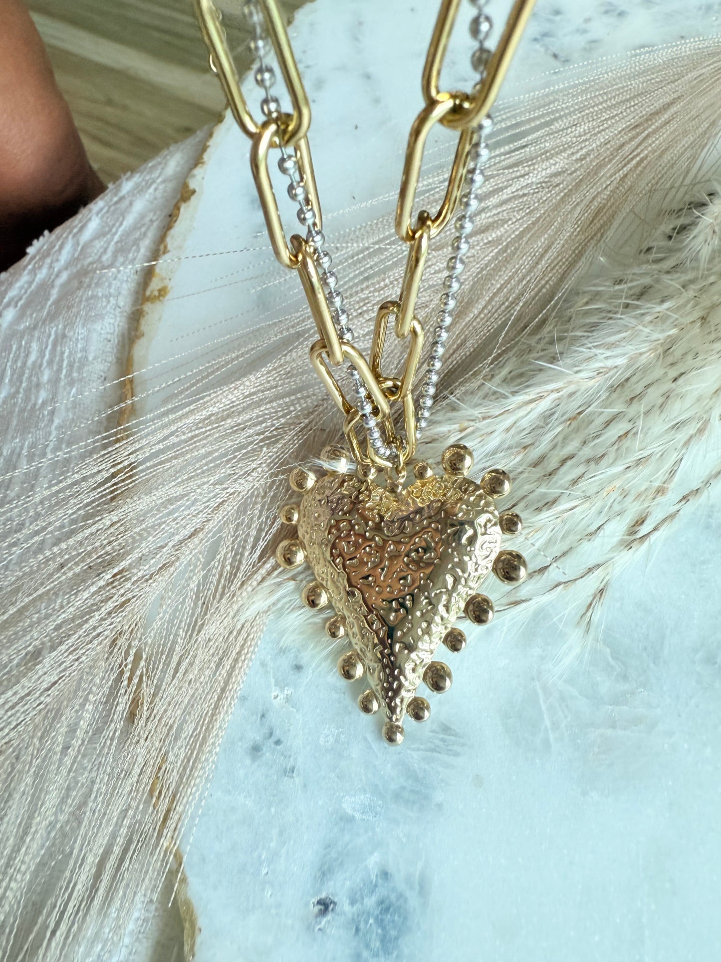 Amor Andino Gold Necklace
