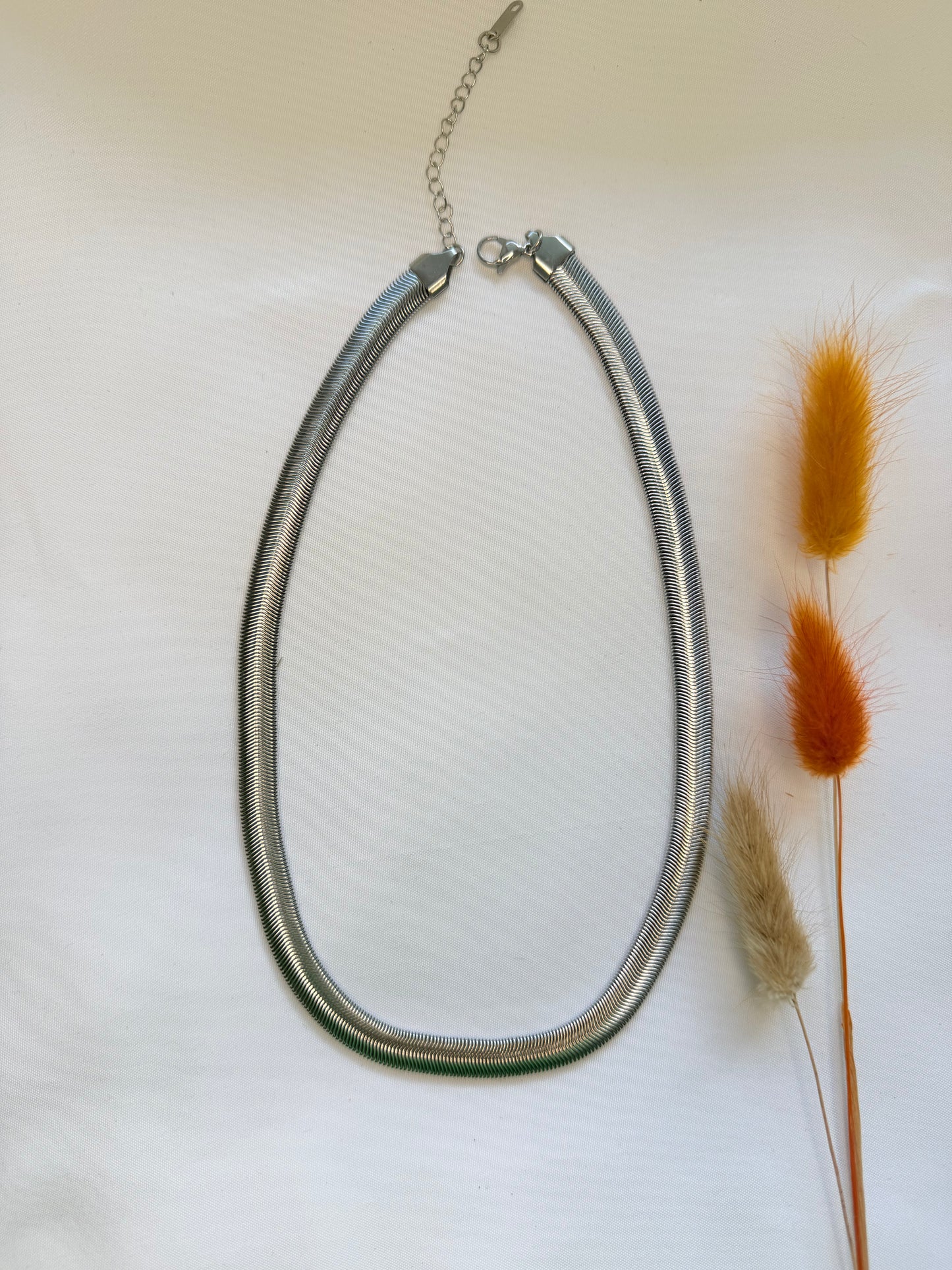 Snake Bold Necklace Gold and Silver