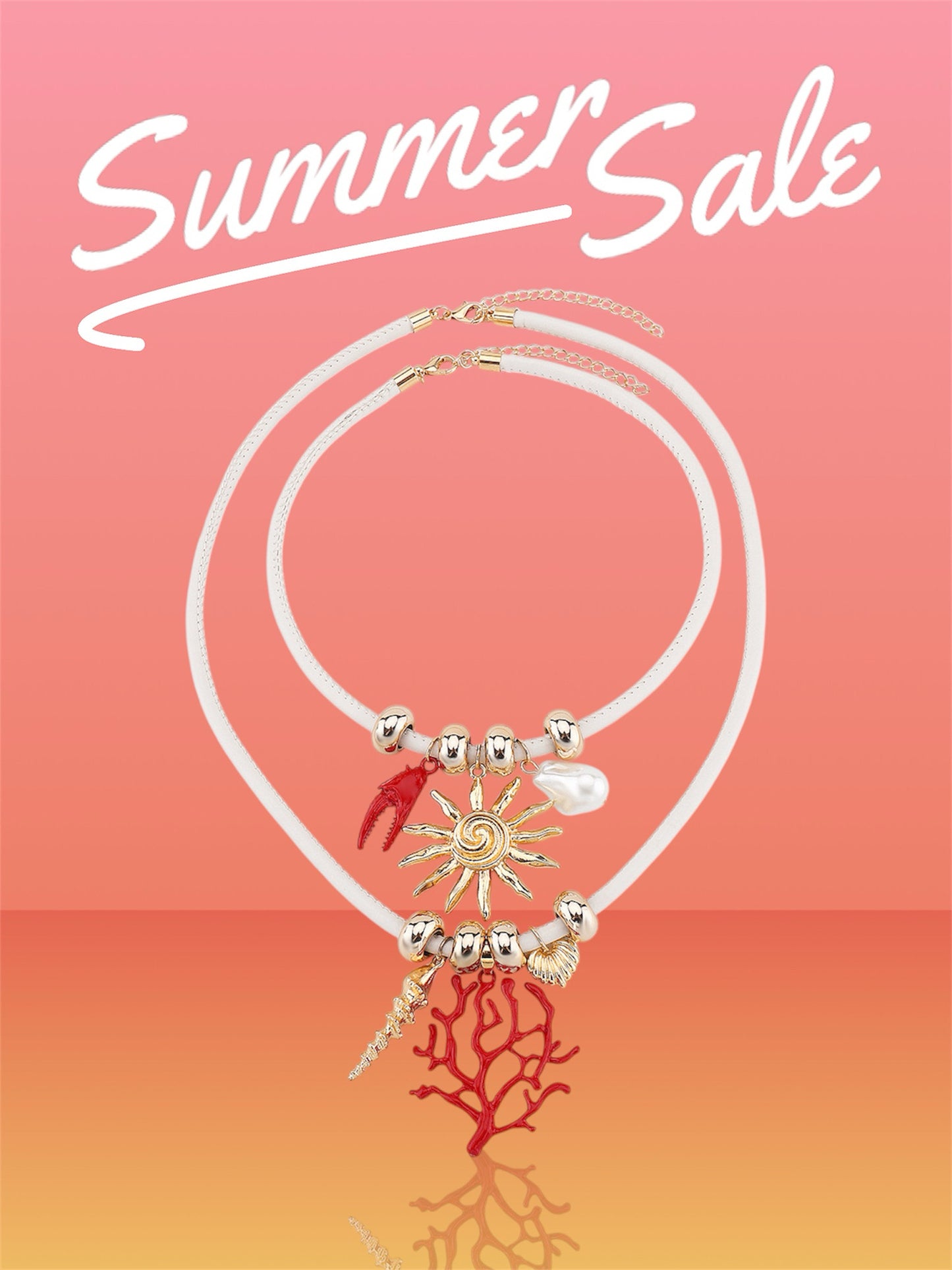 Red Reef Summer Necklace