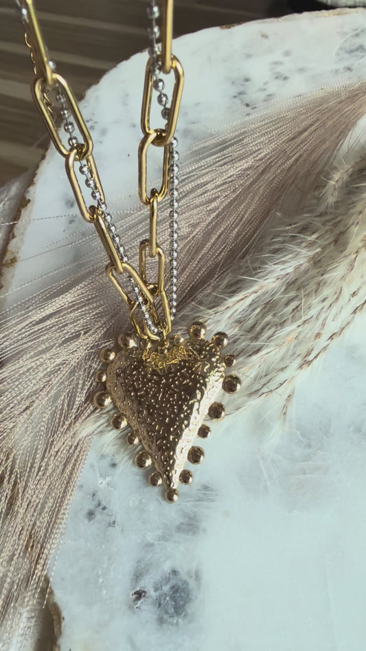 Amor Andino Gold Necklace